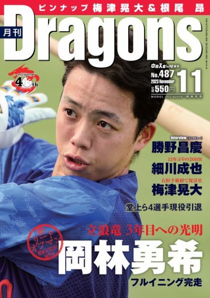 月刊 Dragons ドラゴンズ 2023年11月号 (発売日2023年10月20日) 表紙