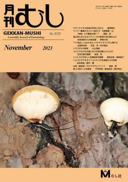 月刊むし 633 (発売日2023年10月20日) 表紙