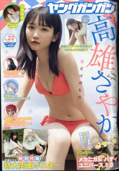 YOUNG GANGAN (ヤング・ガンガン) 2023年11/17号 (発売日2023年11月02日) 表紙