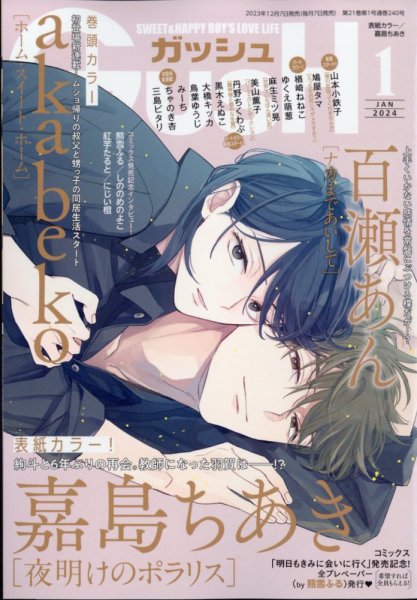 GUSH（ガッシュ） 2024年1月号 (発売日2023年12月07日) 表紙