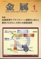 金属 2024年1月号 表紙