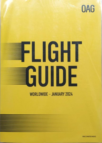全世界　航空時刻表 （英語版） 2024年１月号 (発売日2023年12月28日) 表紙