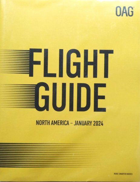 北米　航空時刻表　（英語A4版） 2024年1月号 (発売日2023年12月28日) 表紙