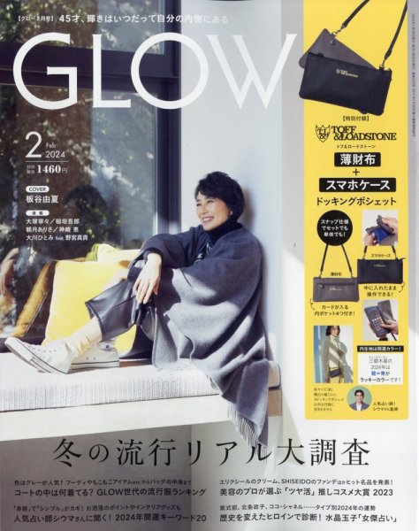 GLOW（グロー） 2024年2月号 (発売日2023年12月27日) 表紙