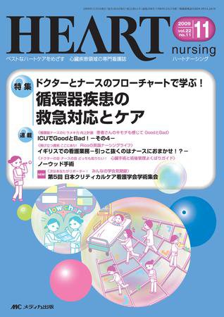 HEART NURSING（ハートナーシング） 11月号 (発売日2009年10月22日) 表紙