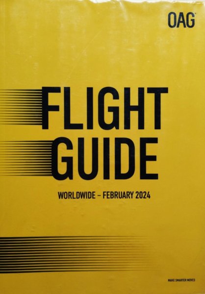 全世界　航空時刻表 （英語版） 2024年2月号 (発売日2024年02月01日) 表紙