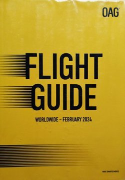 全世界　航空時刻表 （英語版） 2024年2月号 (発売日2024年02月01日) 表紙