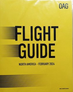 北米　航空時刻表　（英語A4版） 2024年2月号 (発売日2024年02月01日) 表紙
