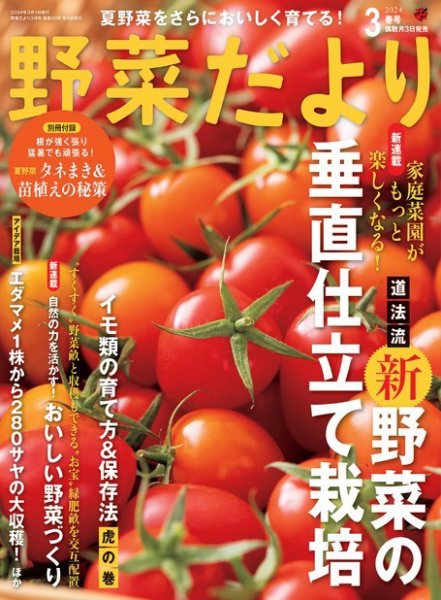 野菜だより 2024年3月号 (発売日2024年02月02日) 表紙