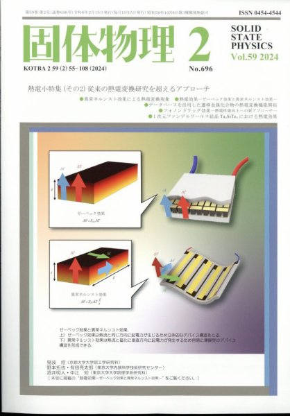 固体物理 2024年2月号 (発売日2024年02月17日) 表紙
