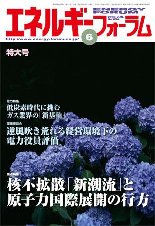 エネルギーフォーラム 2009年06月03日発売号 表紙