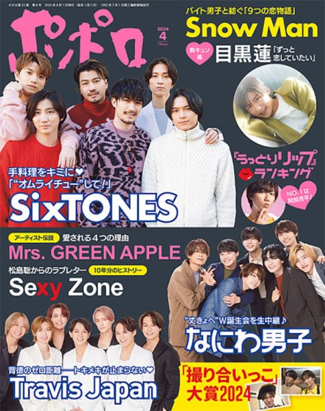 ポポロ 2024年4月号 (発売日2024年02月22日) 表紙
