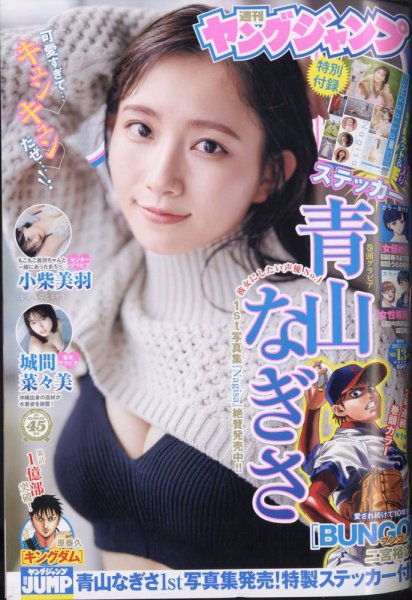 青山なぎさ ヤングジャンプ 限定グラビアグッズ 3点セット 週刊ヤングジャンプ 2024年3/14号 (発売日2024年02月29日) | 雑誌/定期