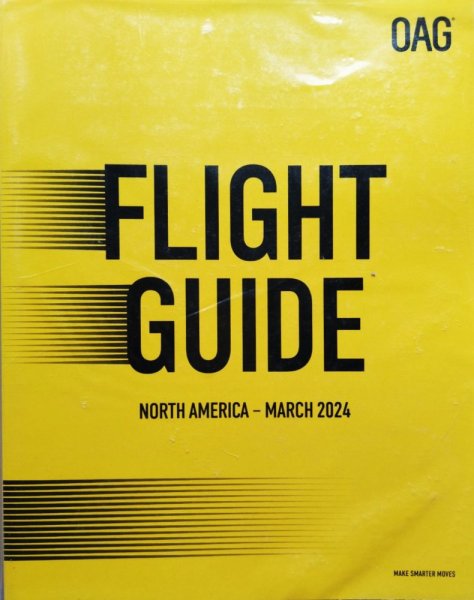 北米　航空時刻表　（英語A4版） 2024年3月号 (発売日2024年03月01日) 表紙