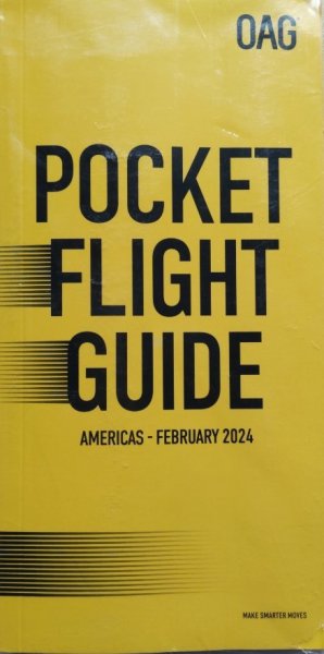 北南米 航空時刻表（英語A5版） 2024年3月号 (発売日2024年03月01日) 表紙