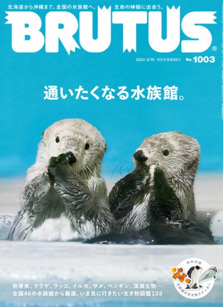 BRUTUS(ブルータス) 2024年3/15号 (発売日2024年03月01日) 表紙