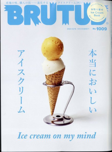 BRUTUS(ブルータス) 2024年6/15号 (発売日2024年06月03日) 表紙