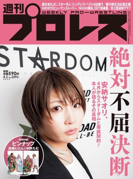 週刊プロレス 2024年4/3号 (発売日2024年03月19日) 表紙