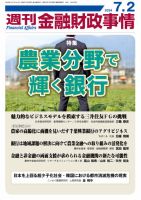 週刊金融財政事情 表紙