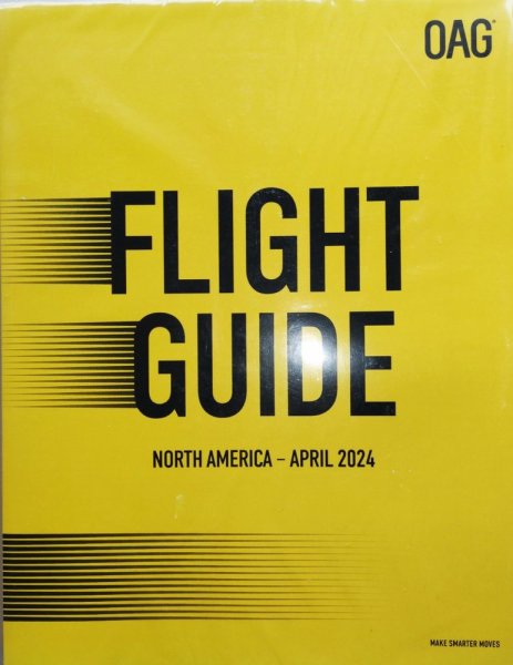 北米　航空時刻表　（英語A4版） 2024年4月号 (発売日2024年04月01日) 表紙