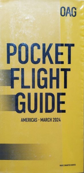 北南米 航空時刻表（英語A5版） 2024年4月号 (発売日2024年04月01日) 表紙