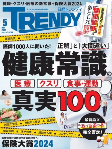 日経トレンディ (TRENDY) 2024年5月号 (発売日2024年04月04日) 表紙