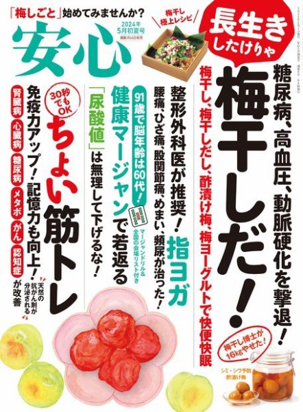 安心 2024年5月号 (発売日2024年04月16日) 表紙