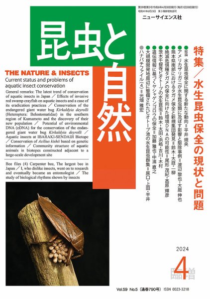 昆虫と自然 4月臨時増刊号 (発売日2024年03月31日) 表紙
