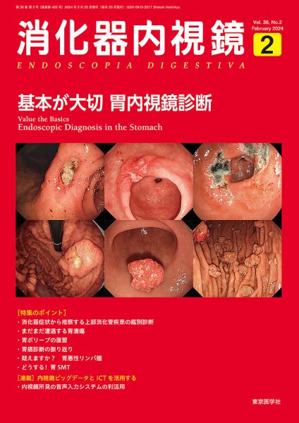 消化器内視鏡 24年2月号 (発売日2024年02月25日) 表紙