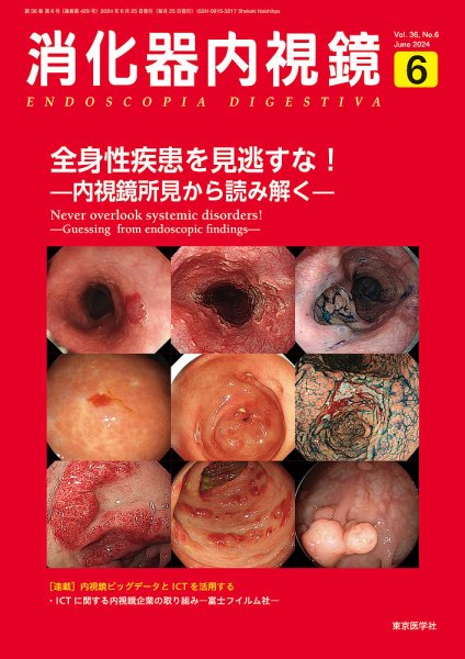 消化器内視鏡 24年6月号 (発売日2024年06月25日) 表紙