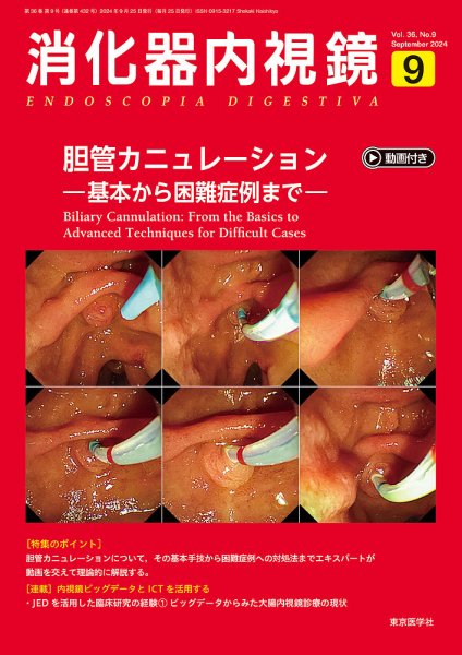 消化器内視鏡 24年9月号 (発売日2024年09月25日) 表紙