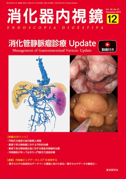 消化器内視鏡 24年12月号 (発売日2024年12月25日) 表紙