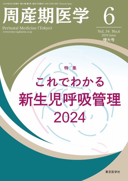 周産期医学 24年6月増刊号 (発売日2024年06月10日) 表紙