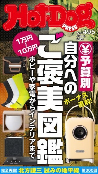 Hot-Dog PRESS（ホットドッグプレス） 2024年06月14日発売号 表紙