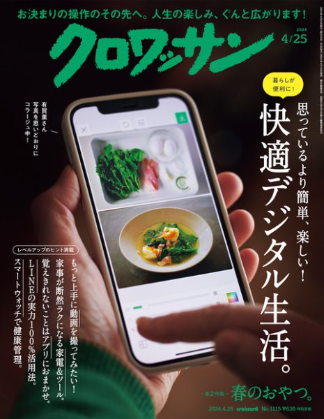 クロワッサン Vol.1115 (発売日2024年04月10日) 表紙