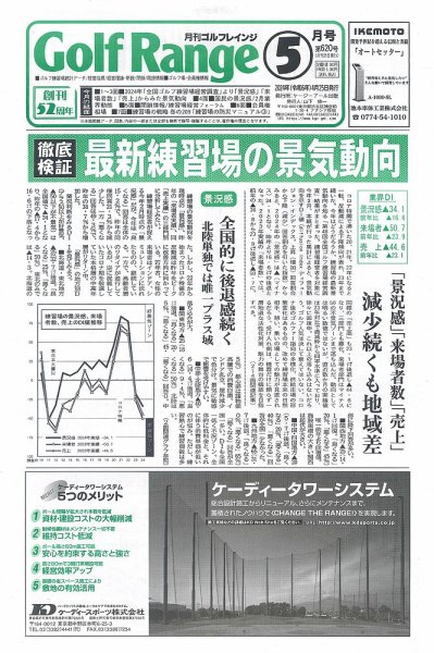 月刊ゴルフレインジ（Golf Range） 第620号 (発売日2024年04月25日) 表紙
