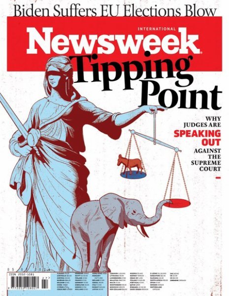 Newsweek International July 5 2024 (発売日2024年06月29日) 表紙