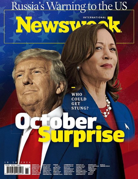 Newsweek International October 18 2024 (発売日2024年10月12日) 表紙