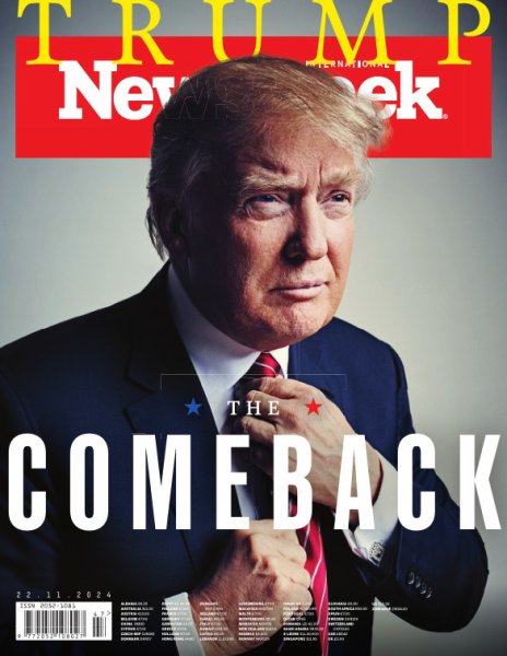 Newsweek International November 22 2024 (発売日2024年11月16日) 表紙