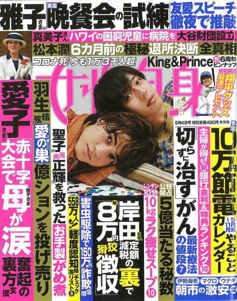 週刊女性自身 2024年6/4号 (発売日2024年05月21日) 表紙
