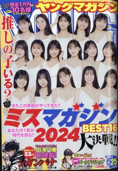 週刊ヤングマガジン 2024年6/3号 (発売日2024年05月20日) 表紙