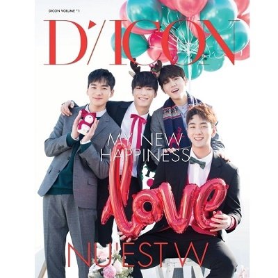 Dicon vol.1 NU’EST写真集『my new happiness』JAPAN SPECIAL EDITION 2021年01月15日発売号 表紙