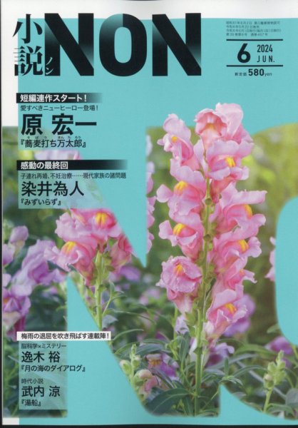 小説NON 2024年6月号 (発売日2024年05月22日) 表紙