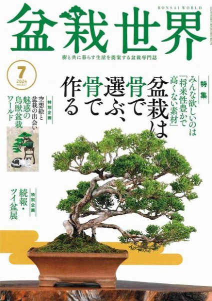 盆栽世界 2024年7月号 (発売日2024年06月04日) 表紙