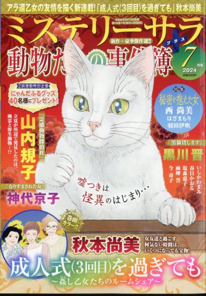 MYSTERY sara（ミステリーサラ） 2024年7月号 (発売日2024年06月13日) 表紙