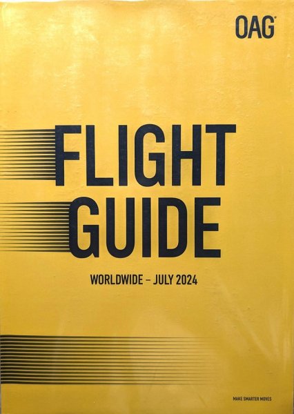 全世界　航空時刻表 （英語版） 2024年7月号 (発売日2024年07月01日) 表紙