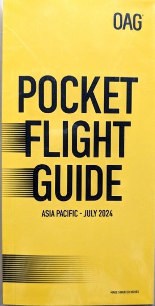 アジア太平洋　航空時刻表（英語版） 2024年7月号 (発売日2024年07月01日) 表紙