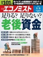 週刊エコノミスト 2024年8/6号 (発売日2024年07月29日) 表紙