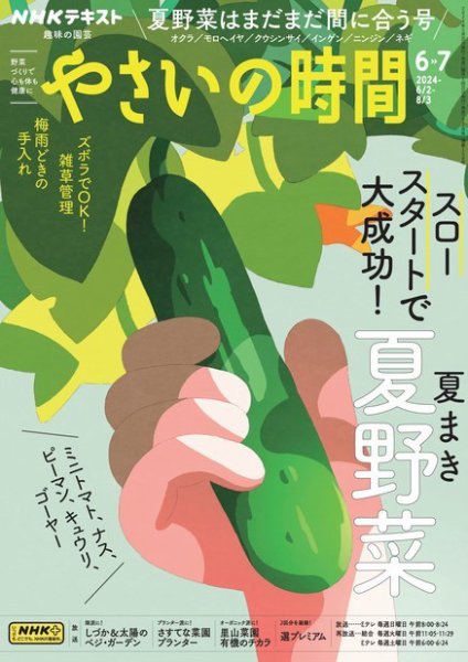 NHK 趣味の園芸 やさいの時間 2024年6月・7月号 (発売日2024年05月21日