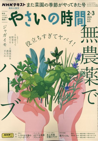 NHK 趣味の園芸 やさいの時間 2025年2月号 (発売日2025年01月21日) 表紙